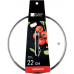 Кришка скляна 22см для каструль та сковорідок Ardesto Black Mars AR0722SL