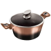 Каструля 6,1 л Berlinger Haus Rose Gold Noir з антипригарним покриттям BH-6109