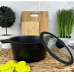 Каструля 2,5 л Ringel Zitrone Black з антипригарним покриттям RG-2108-20 BL- R