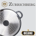 Каструля 6,5 л Zurrichberg з антипригарним покриттям ZBP-7095 GRAY