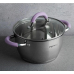 Каструля 1,6 л Pepper Purple з нержавіючої сталі PR-1109-16