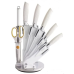 Набір кухонних ножів на підставці Royalty Line (8 предметів) RL-WHT8W