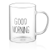 Набір скляних чашок 2 штуки 420 мл Ardesto Good Morning AR2642GM