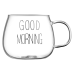 Набір скляних чашок 2 штуки 350 мл Ardesto Good Morning AR2635GM