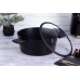 Каструля з антипригарним покриттям 6,1 л Berlinger Haus Monaco Black Titan BH-7088
