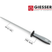 Мусат із хонінгувальної сталі Giesser 31 см PrimeLine 219965 31