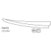 Ніж для тонкої нарізки 23 см Samura Okinawa Stonewash Tanto (ніж слайсер) SO-0146BT