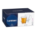 Набір скляних чашок 6 штук 320 мл Luminarc New Morning Gridz V2286