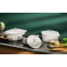 Жаровня чавунна 5,5 л з чавунною кришкою Gerlach Natur Iron 5901035509085