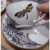Чашка з блюдцем з порцеляни 410 мл Astera Charm Dragonfly (чайна пара) A0530-CS410-A